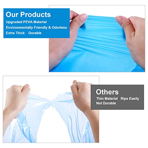 AXNSATRE Rain Poncho Waterproof Adult Kids - 10PCS Disposable Poncho Waterproof Family Pack, Ponchos for Women Men Festival, Plastic Poncho Bulk for Emergency, Travel, Festival Accessories, Camping