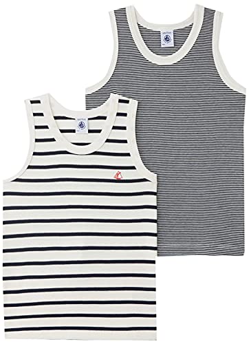Petit Bateau Boy'sTank Top (Pack of 2) , Variant 1, 3 years
