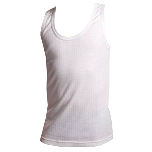Britwear 2 x Kid Chidlren Boy Girl Thermal Winter Warm Sleeveless Vest Top Colour:White Size:9-11 Years