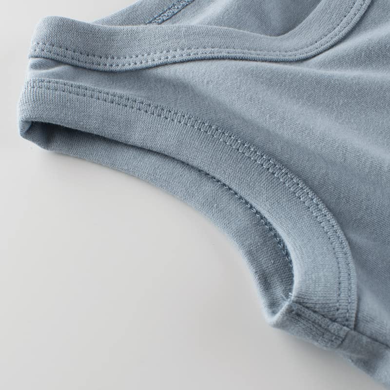 Boys Cotton Tank Vest Summer Undershirt 3 Pack Elephant Vest 3-4 Years