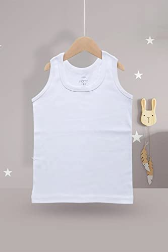 Boys White 100% Cotton Kind to Skin Vest (as8, Age, 7_Years, 8_Years, Regular)