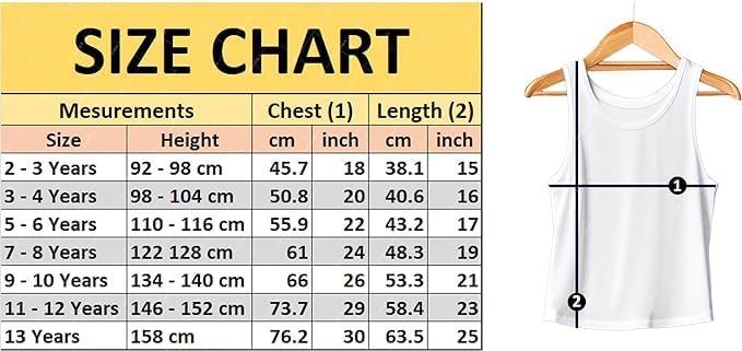 reshmena® Boys Vests 100% Cotton White Sleeveless Plain Undershirts Slim Fit Summer Top Vest Every-Day wear, Kids Back to School Boys Girls Vest Shirts (Pack 3) 6-8 yrs