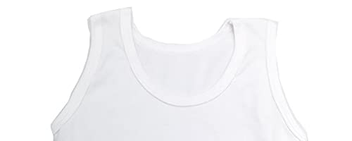 itronik Back to School 3 Pack of Boys 100% Cotton Warm Vests Available in Ages 2 up to 13 Years - Made in UK (2-3 Years) White
