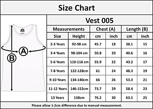 A2Z 4 Kids Boys Stylish Vest Top 100% Cotton - Vest 005 White 3-4