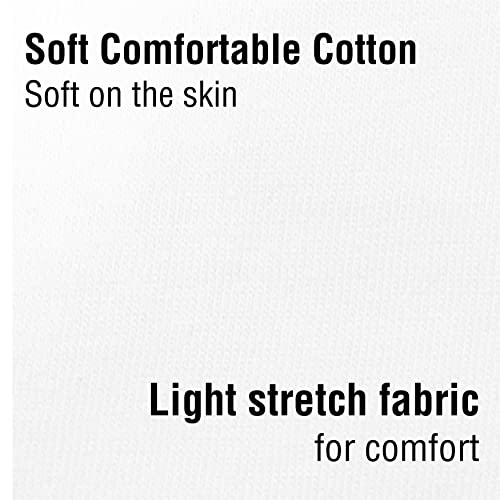 Boys TEW 5 Pack Vests - 10/11 YRS - White