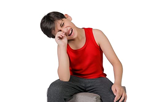 orbiz Boys/Girls Pack of 5 Kids Vests | 100% Pure Cotton Interlock Vests | Tank Tops Sleeveless Vests Undershirts 3-13 Years Multicolour
