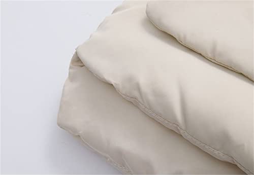 12M-5 Years Kids Clothes Toddler Kids Baby Boys Girls Winter Warm Solid Coats Bear Ears Fleece Hooded Padded Jacket Outwear (Beige, 12-18 Months)