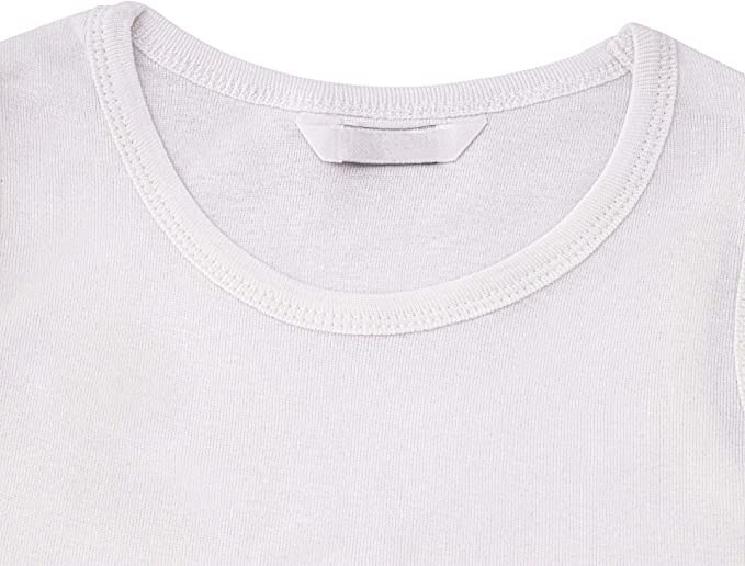 Boy's Girls 6 Pack Underwear Vests Soft Cotton Tank Tops Kids Sleeveless Vests Undershirts 100% Cotton 2-13 Years (as8, Age, 9_Years, 11_Years, Regular, 6Pack Boys Vest)