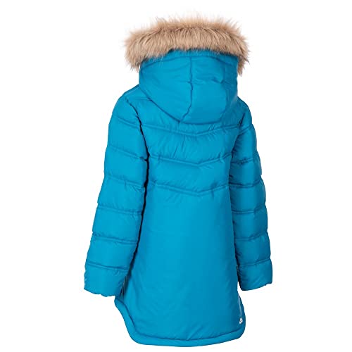 Trespass Girls Padded Jacket 2 Pockets with Detachable Hood Charming