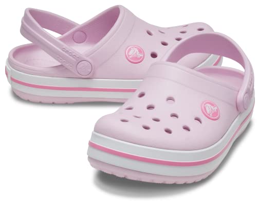 Crocs Unisex Kids Crocband T Clogs, Ballerina Pink, 7 UK Child