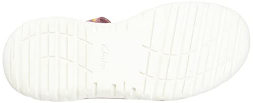 Clarks Surfing Tide Kid Textile Sandals In Dusty Pink Standard Fit Size 8½