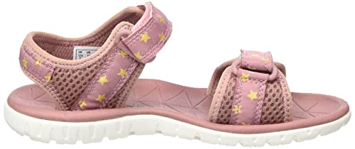 Clarks Surfing Tide Kid Textile Sandals In Dusty Pink Standard Fit Size 8½