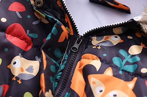 Kids Girls Winter Jacket Baby Winter Thick Warm Hooded Windproof Coat Outwear Jacket Clothes Fashion Clothes