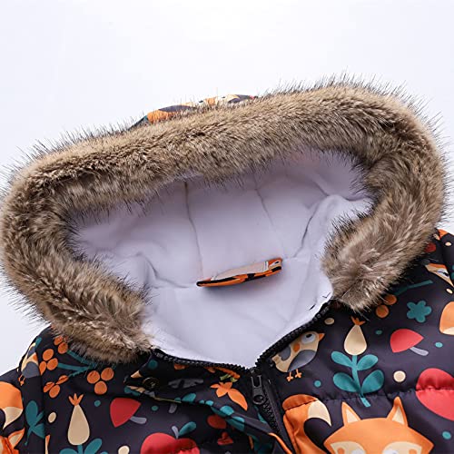 Kids Girls Winter Jacket Baby Winter Thick Warm Hooded Windproof Coat Outwear Jacket Clothes Fashion Clothes