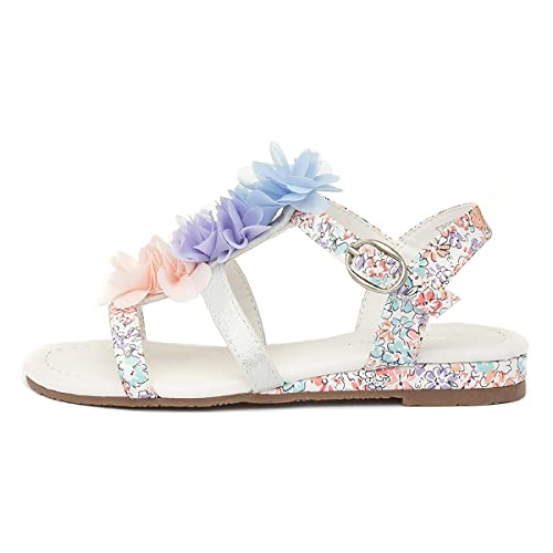 Walkright Girls Multi Coloured Floral Sandal - Size 13 Child UK - Multicolour