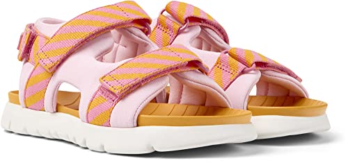 Camper Girl's Oruga Kids-k800532 Flat sandal, Multicolour, 11 UK Child