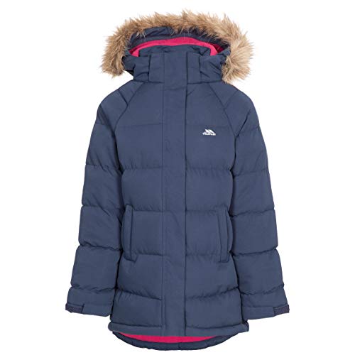 Trespass Girls Water Resistant Jacket Windproof Hood School Casual Coat Unique