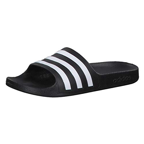 adidas Unisex Adilette Aqua slide sandal, Core Black White Core Black Dark, 11 UK Child