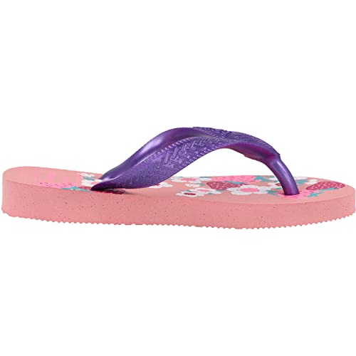 Havaianas Flores Flip-Flop Macaron Pink, 10/11 Child UK