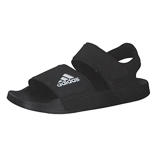 adidas Unisex Kids Adilette Sandal Sneaker, Core Black Ftwr White Core Black, 4 UK Child