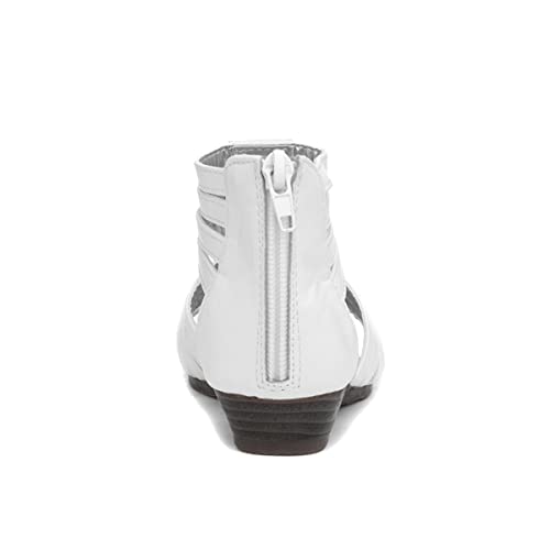 Lilley Girls White Strappy Diamante Sandal - Size 12 Child UK - White