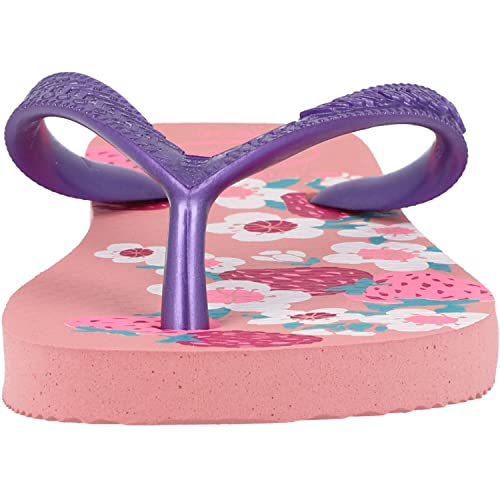 Havaianas Flores Flip-Flop Macaron Pink, 10/11 Child UK