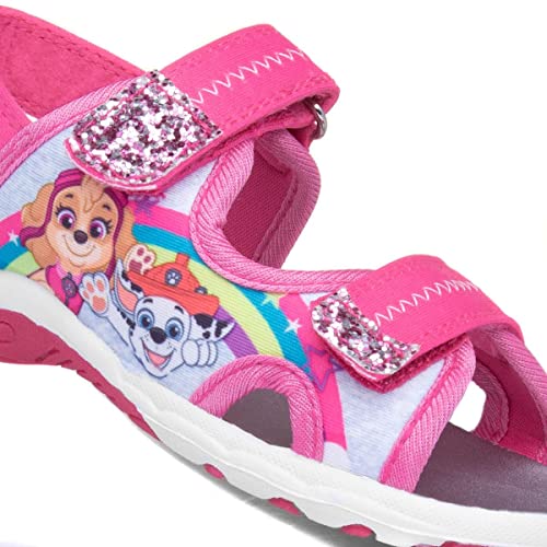 Shoe Zone Paw Patrol Fera Girls Pink Sandal - Size 8 Child UK - Pink