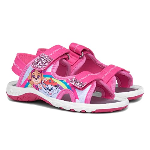 Shoe Zone Paw Patrol Fera Girls Pink Sandal - Size 8 Child UK - Pink