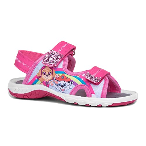 Shoe Zone Paw Patrol Fera Girls Pink Sandal - Size 8 Child UK - Pink