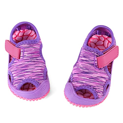 Cheerful Mario Kids Boys Girls Sport Sandals Toddlers Beach Shoes Water Shoes Breathable Anti slip Purple 10 UK Child
