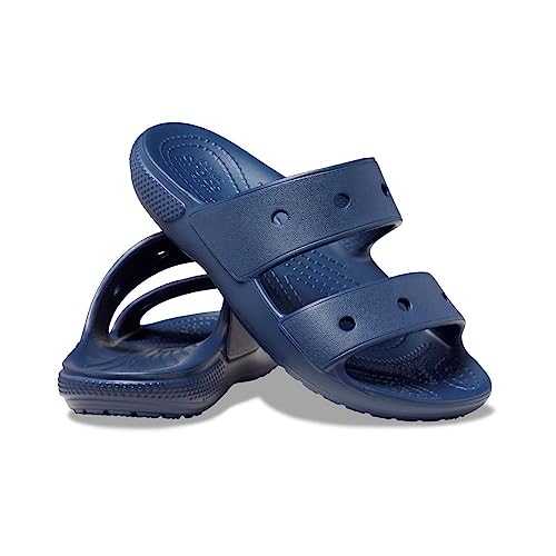 Crocs Unisex Kids Classic Crocs Sandal K Clog, Navy, 12 UK Child