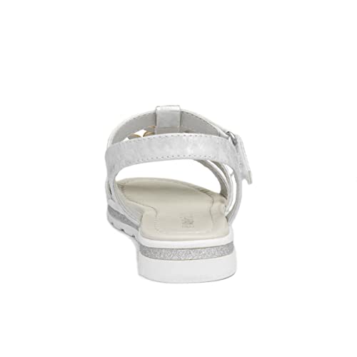 Walkright Girls Silver and Metallic Sandals - Size 9 Child UK - Multicolour