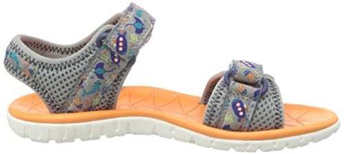 Clarks Surfing Tide K Sandal, Grey, 13 UK Child
