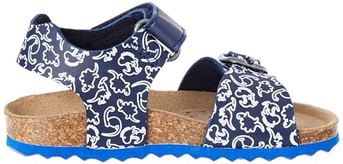 Geox Baby Boys B Chalki Boy Sandal, Navy White, 4.5 UK Child