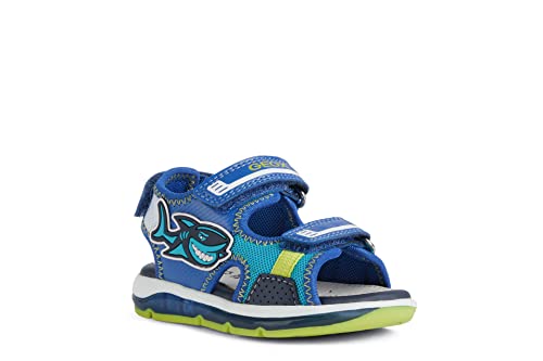 Geox Baby B Sandal TODO BOY, Royal/Lime Green, 3.5 UK Child