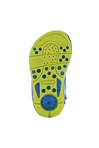 Geox Baby B Sandal TODO BOY, Royal/Lime Green, 3.5 UK Child