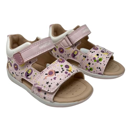 Geox Baby B Sandal Tapuz Girl, Lt Pink White, 2.5 UK Child