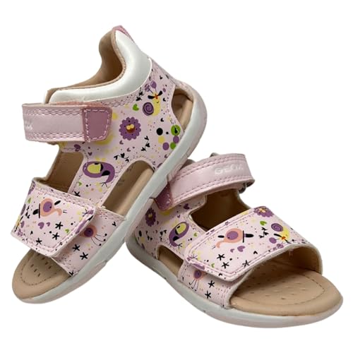 Geox Baby B Sandal Tapuz Girl, Lt Pink White, 2.5 UK Child