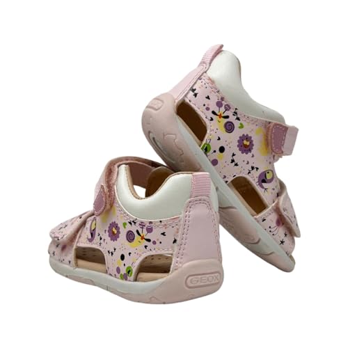 Geox Baby B Sandal Tapuz Girl, Lt Pink White, 2.5 UK Child