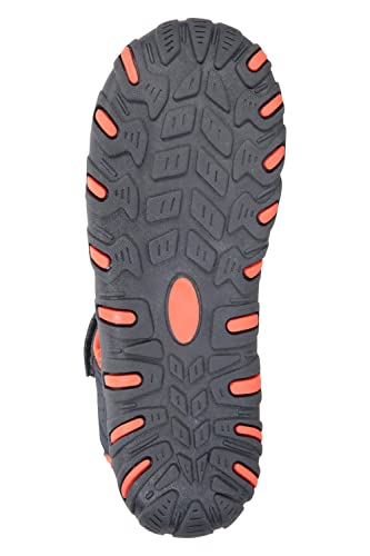 Mountain Warehouse Coastal Kids Shandals - Neoprene Childrens Shoes Sandals, Midsole Shoes, Slip on Beach Shoes - Both Girls & Boys -For Walking, Travelling Dark Blue Kids Shoe Size 13 UK