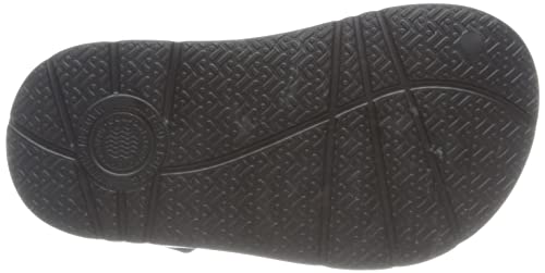 Fitflop Boy's Unisex iQUSHION Kids Toddler Ergonomic Back-Strap Sandals, Black, 6 UK Child