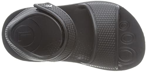 Fitflop Boy's Unisex iQUSHION Kids Toddler Ergonomic Back-Strap Sandals, Black, 6 UK Child