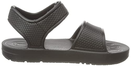 Fitflop Boy's Unisex iQUSHION Kids Toddler Ergonomic Back-Strap Sandals, Black, 6 UK Child