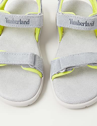Timberland Nubble L/F 2 Strap Sandal Basic (Toddler), Medium Grey Suede, 10 UK Child