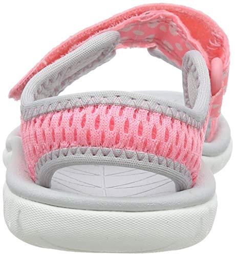 Clarks Girl's Surfing Tide Open Toe Sandals, Pink Pink Combi Pink Combi, 8.5 UK Child