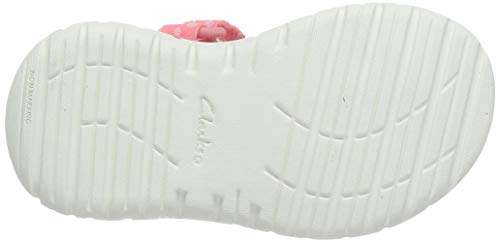 Clarks Girl's Surfing Tide Open Toe Sandals, Pink Pink Combi Pink Combi, 8.5 UK Child