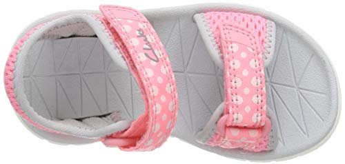 Clarks Girl's Surfing Tide Open Toe Sandals, Pink Pink Combi Pink Combi, 8.5 UK Child