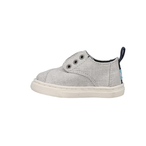 TOMS Unisex Kids Cordones Cupsole Sneaker, Grey, 13.5 UK Child