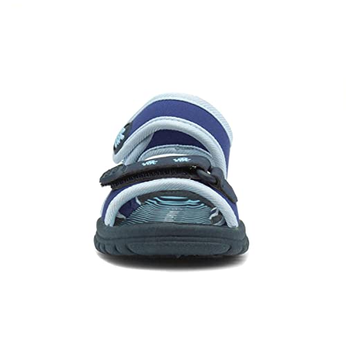 Walkright Boys Navy and Blue Easy Fasten Sandal - Size 7 Child UK - Blue