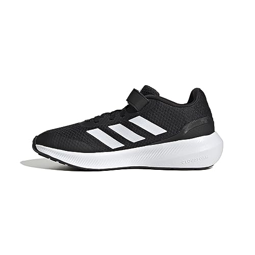 adidas Boy's Runfalcon 3.0 El Sneaker, Core Black Ftwr White Core Black, 4 UK